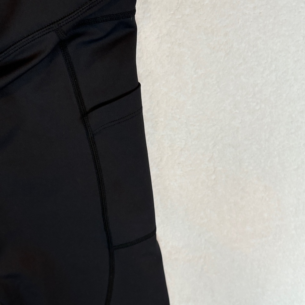 ZYIA Midnight Black brilliant high rise Activewear Leggings - Picture 3 of 5